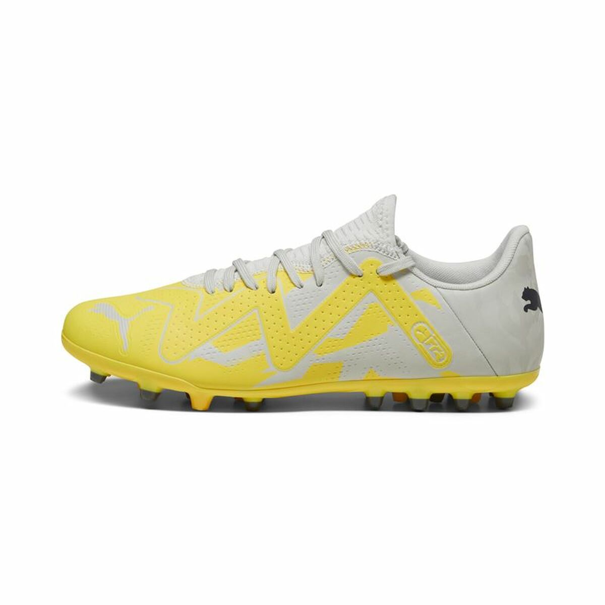 Adult's Football Boots Puma Future Play MG Yellow Grey 42.5