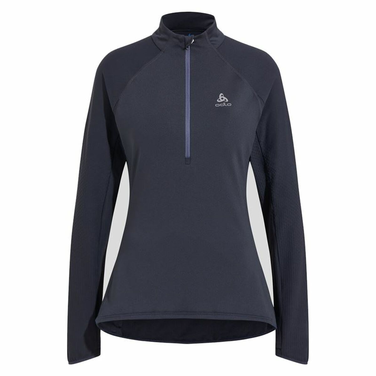 Unisex Long Sleeve T-Shirt Odlo 1/2 Zip Zeroweight Black S