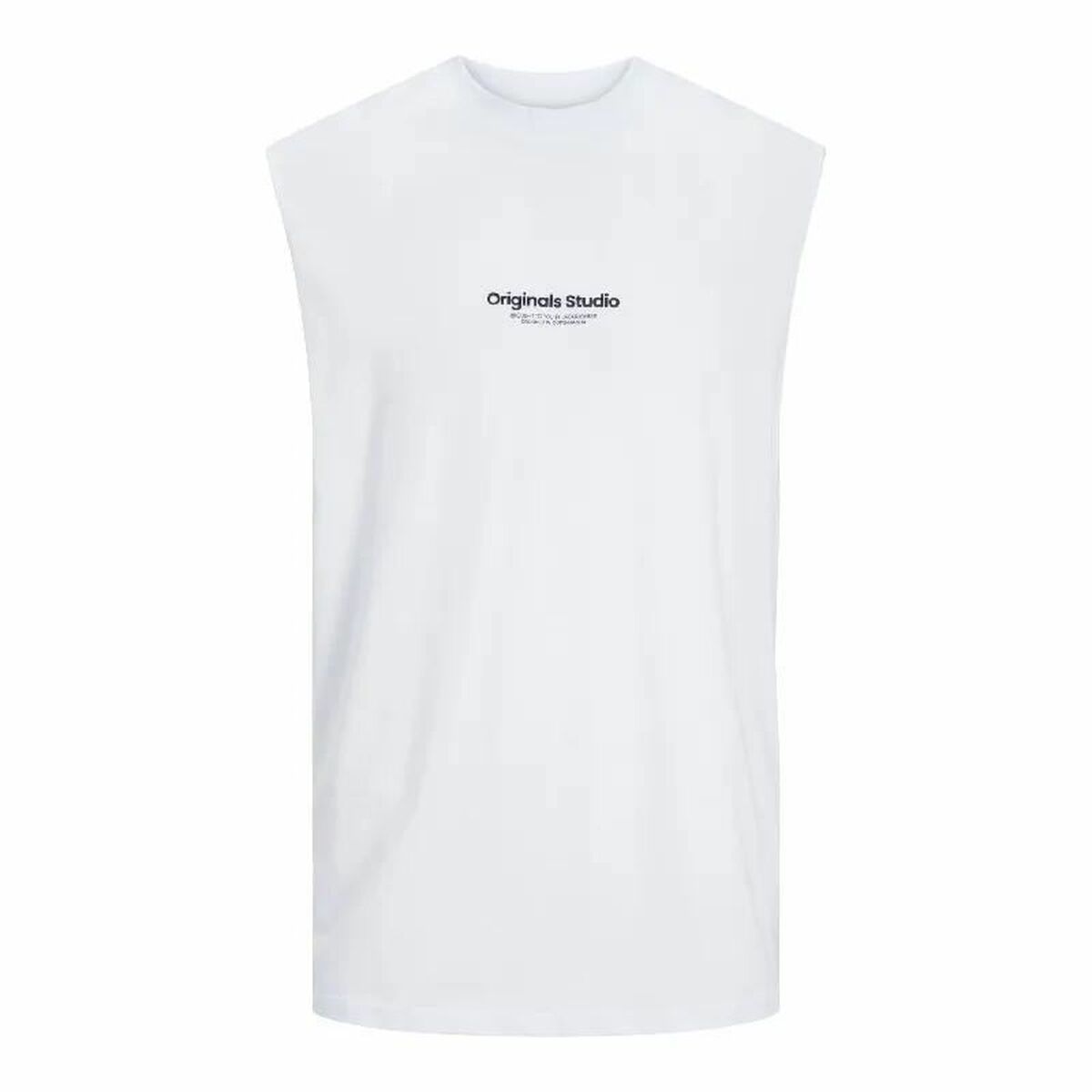 Men's Sleeveless T-shirt Jack & Jones  Jovesterbro White S